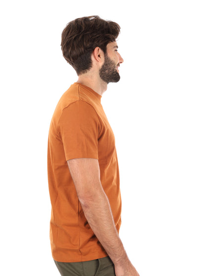 T-SHIRT DUNSTAN RIVER TIMBERLAND DA UOMO RUGGINE