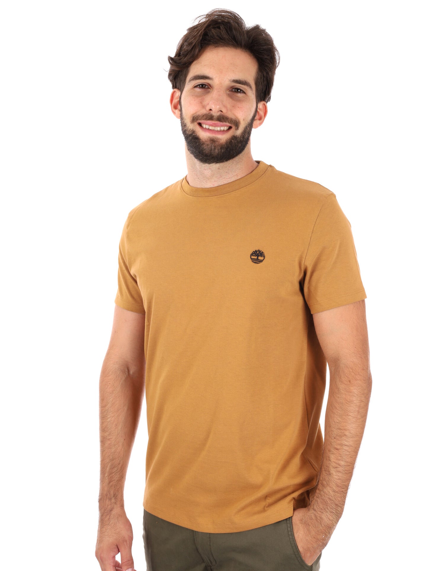 T-SHIRT DUNSTAN RIVER TIMBERLAND DA UOMO OCRA