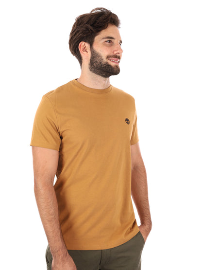 T-SHIRT DUNSTAN RIVER TIMBERLAND DA UOMO OCRA
