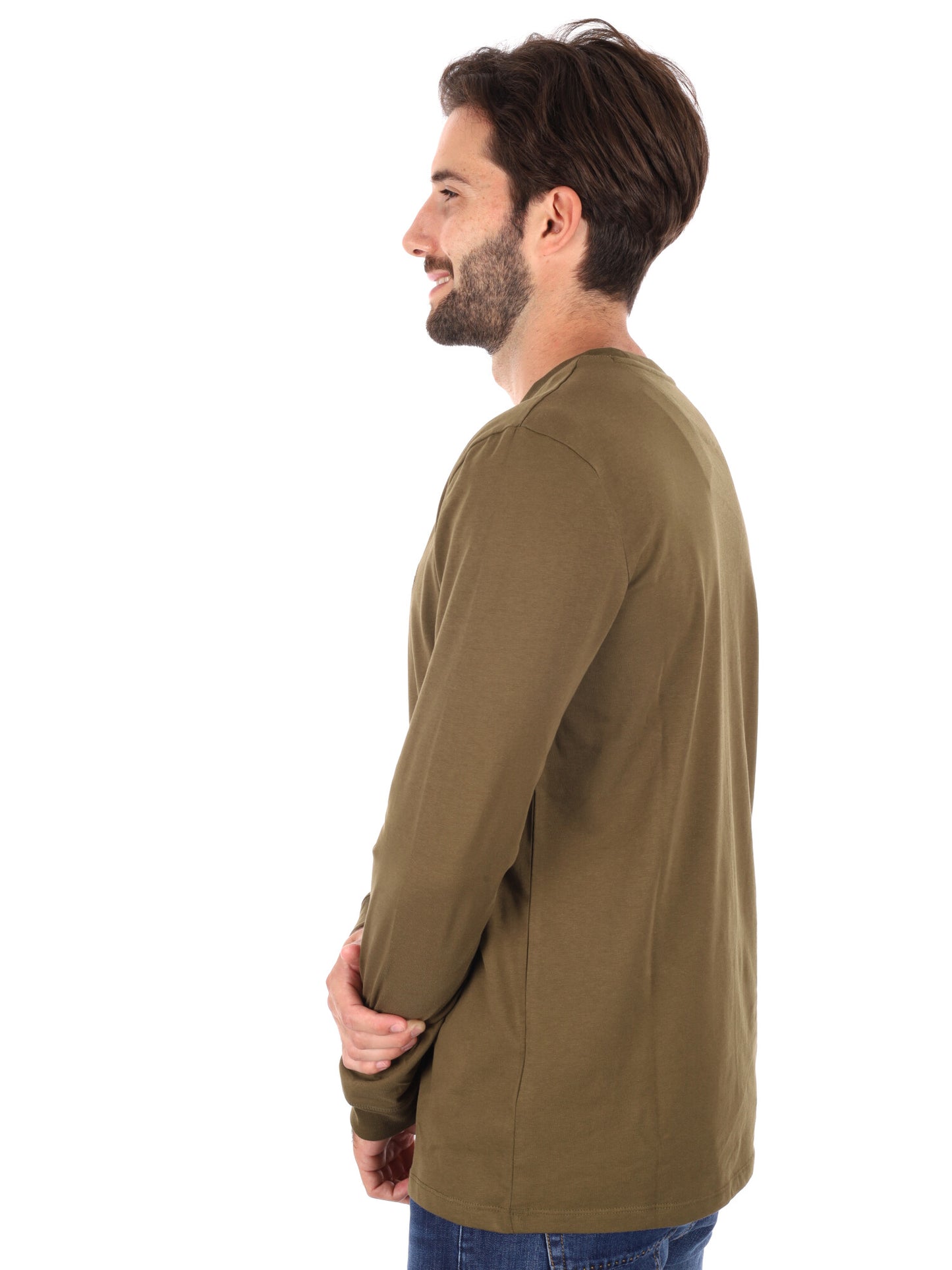 MAGLIA MANICHE LUNGHE DUNSTAN RIVER TIMBERLAND DA UOMO VERDE