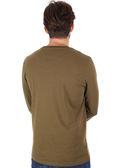 MAGLIA MANICHE LUNGHE DUNSTAN RIVER TIMBERLAND DA UOMO VERDE