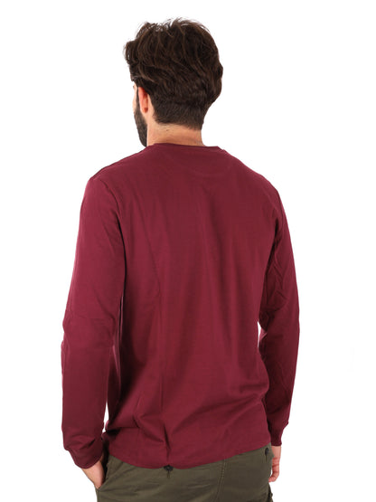 MAGLIA MANICHE LUNGHE DUNSTAN RIVER TIMBERLAND DA UOMO BORDEAUX