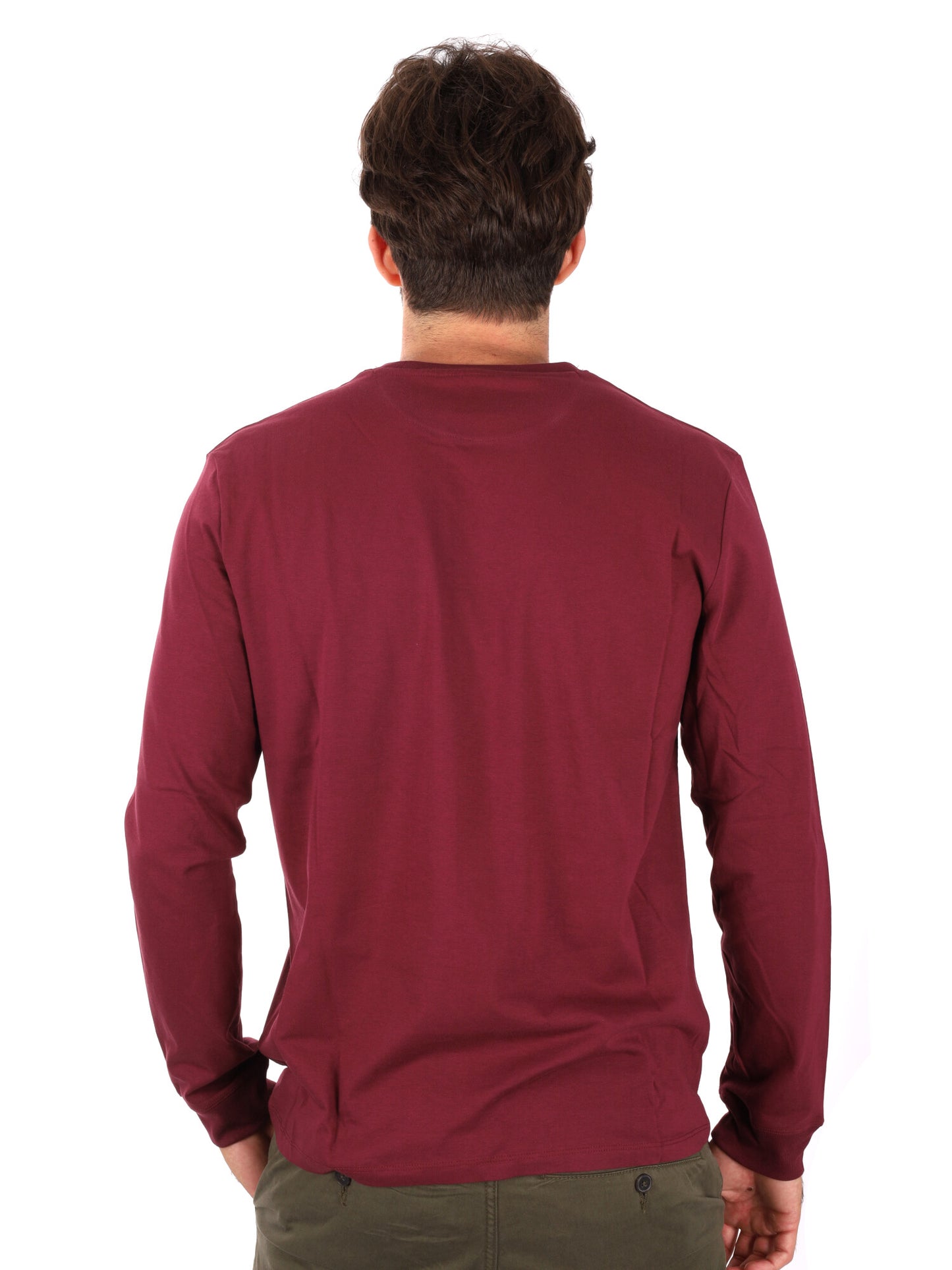 MAGLIA MANICHE LUNGHE DUNSTAN RIVER TIMBERLAND DA UOMO BORDEAUX