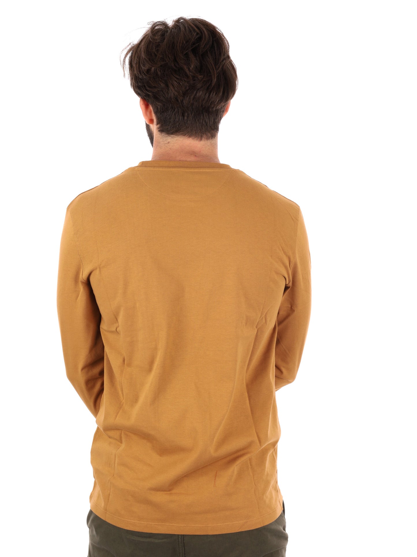 T-SHIRT MANICHE LUNGHE TIMBERLAND UOMO OCRA