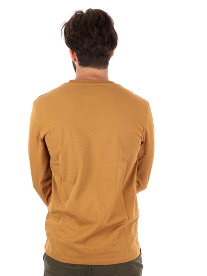 T-SHIRT MANICHE LUNGHE TIMBERLAND UOMO OCRA