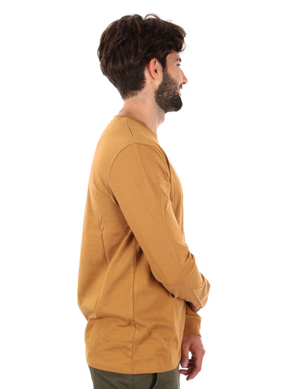 T-SHIRT MANICHE LUNGHE TIMBERLAND UOMO OCRA