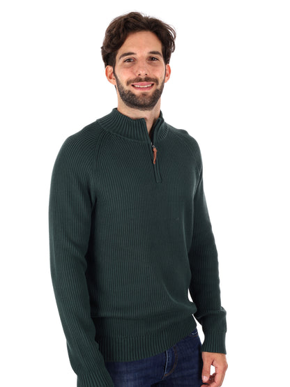 PULLOVER CON 1/4 ZIP WILLIAMS RIVER TIMBERLAND DA UOMO VERDE
