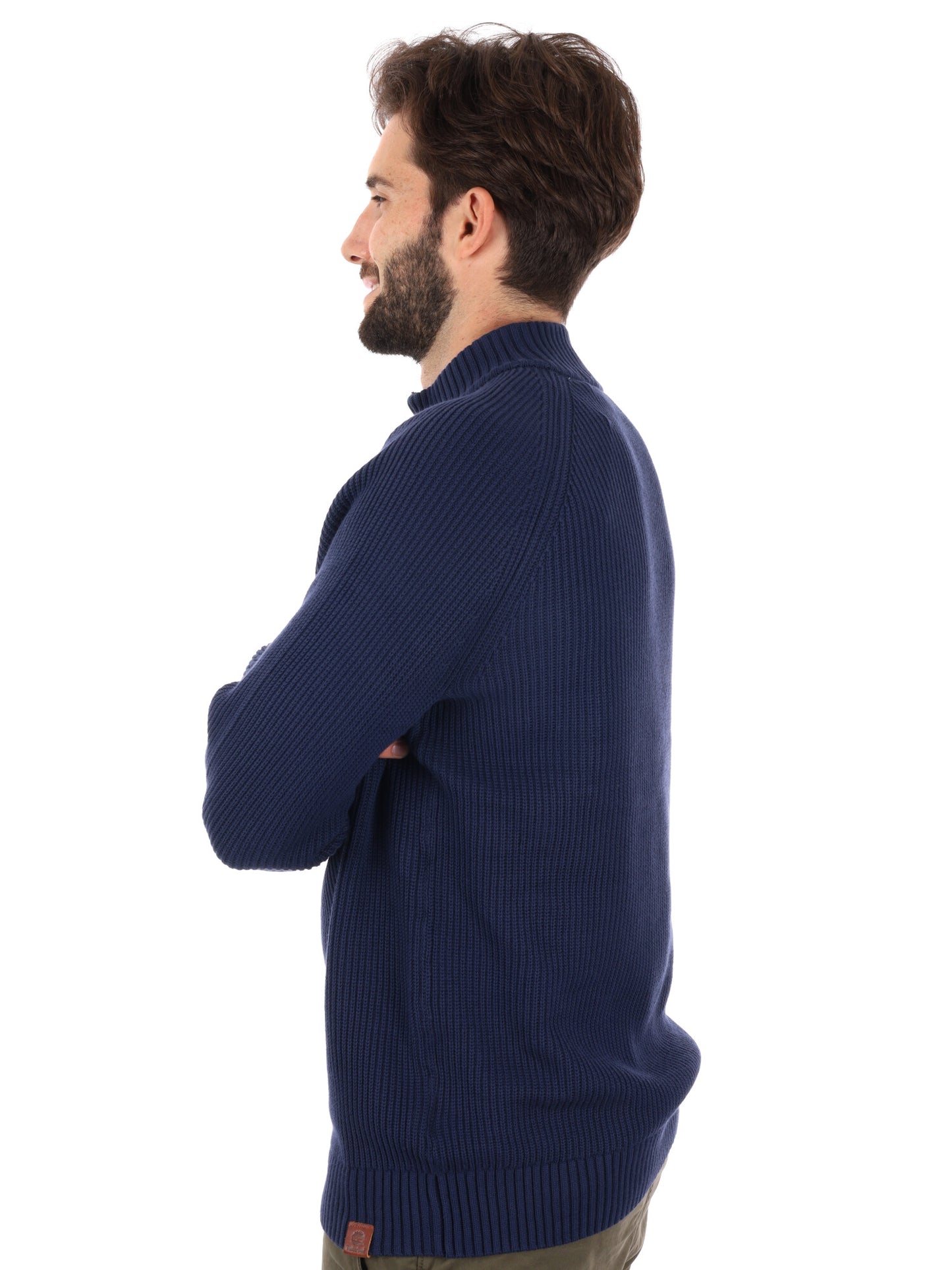 PULLOVER CON 1/4 ZIP WILLIAMS RIVER TIMBERLAND DA UOMO BLU