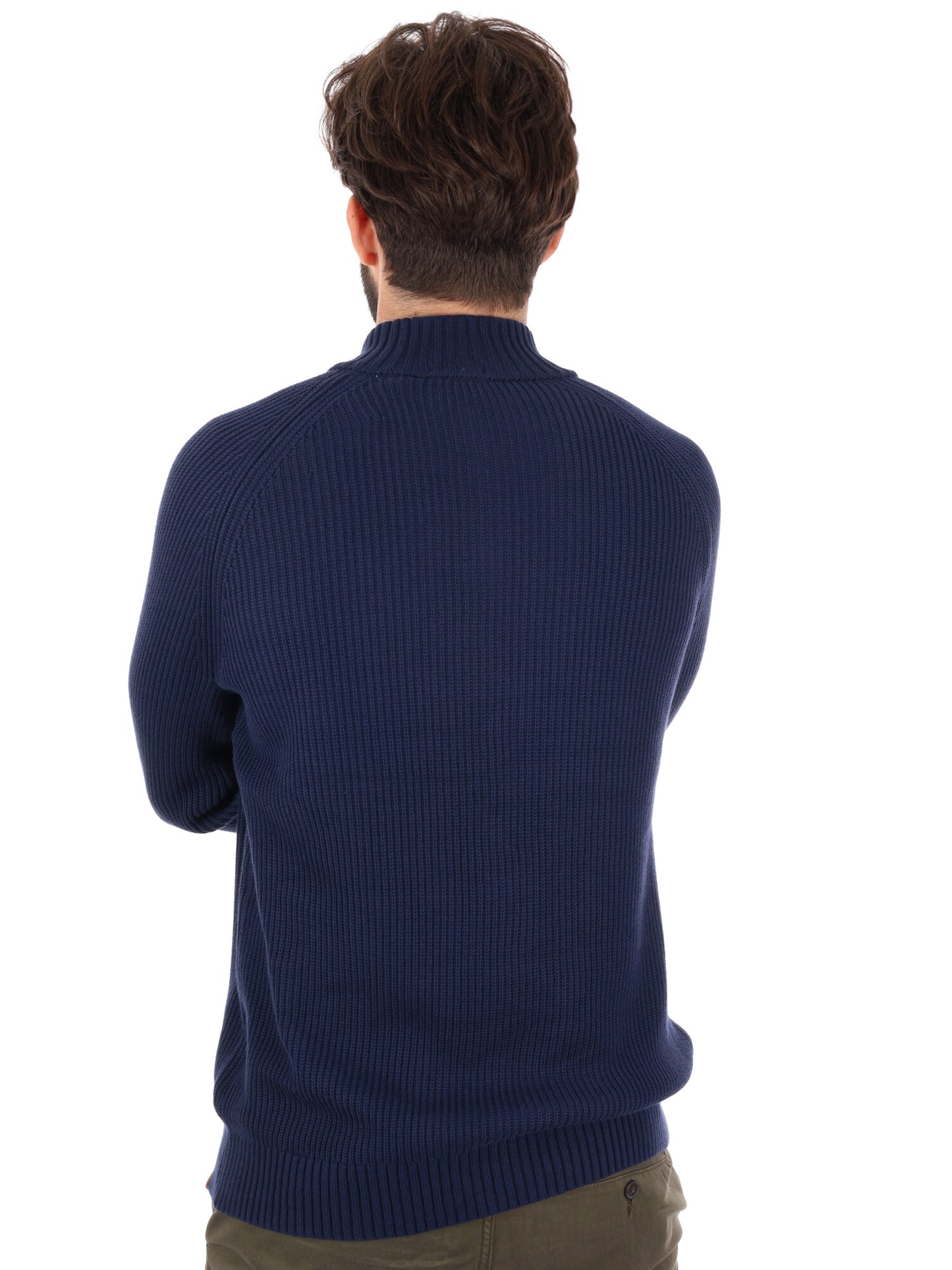 PULLOVER CON 1/4 ZIP WILLIAMS RIVER TIMBERLAND DA UOMO BLU