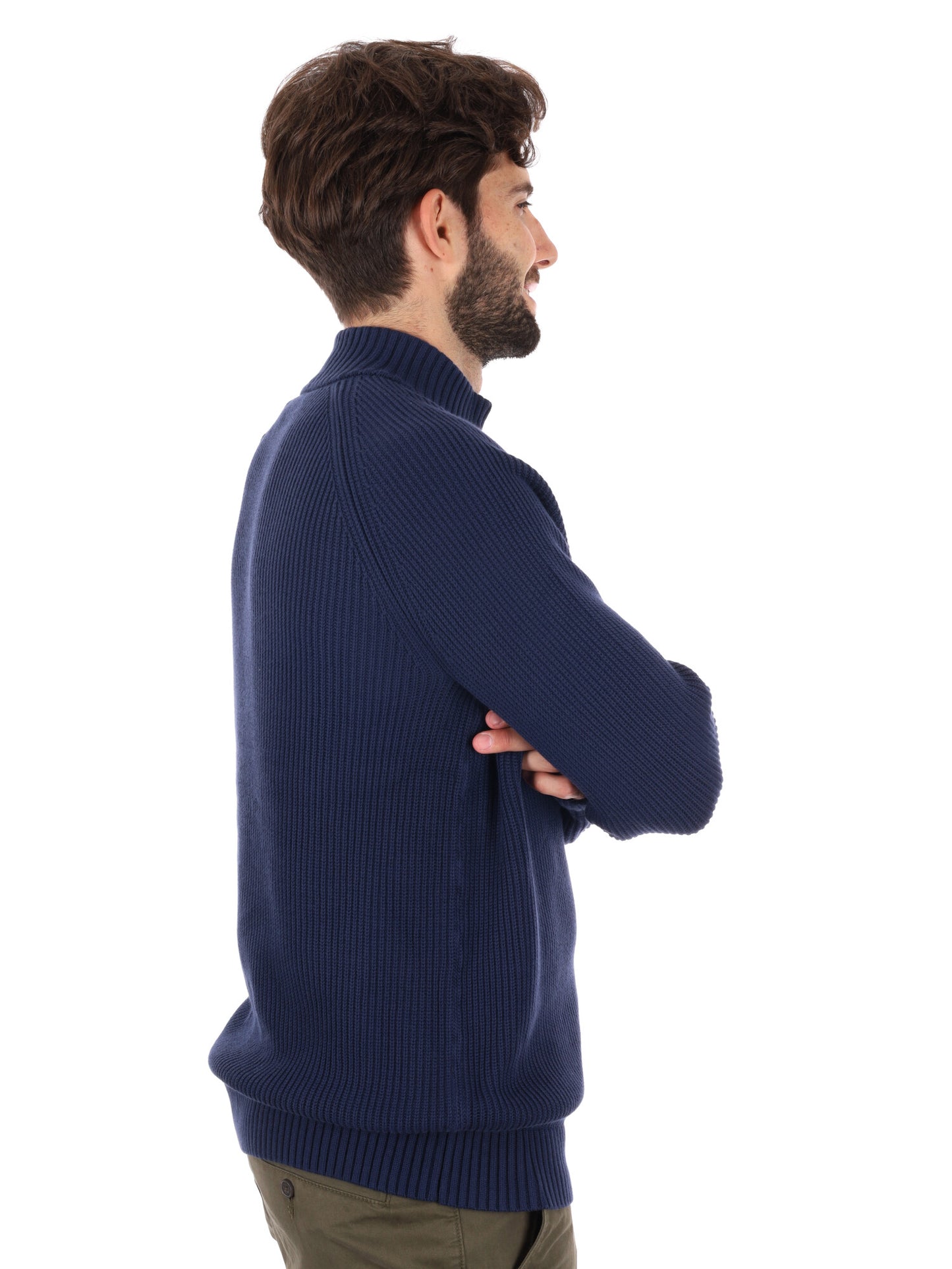 PULLOVER CON 1/4 ZIP WILLIAMS RIVER TIMBERLAND DA UOMO BLU