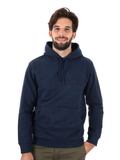 FELPA CON CAPPUCCIO HAMPTON TIMBERLAND DA UOMO BLU