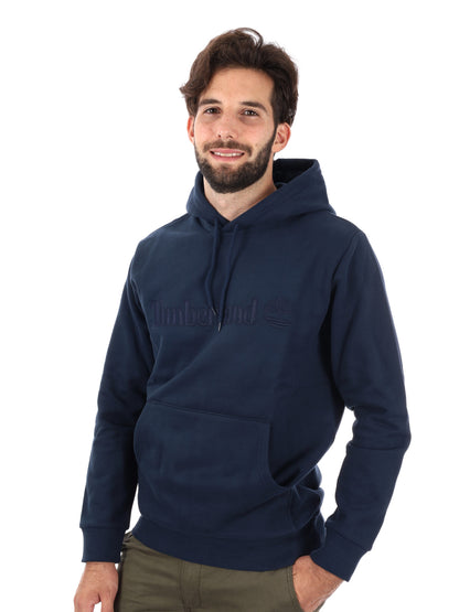 FELPA CON CAPPUCCIO HAMPTON TIMBERLAND DA UOMO BLU