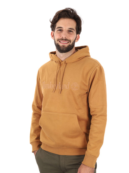 FELPA CON CAPPUCCIO HAMPTON TIMBERLAND DA UOMO OCRA