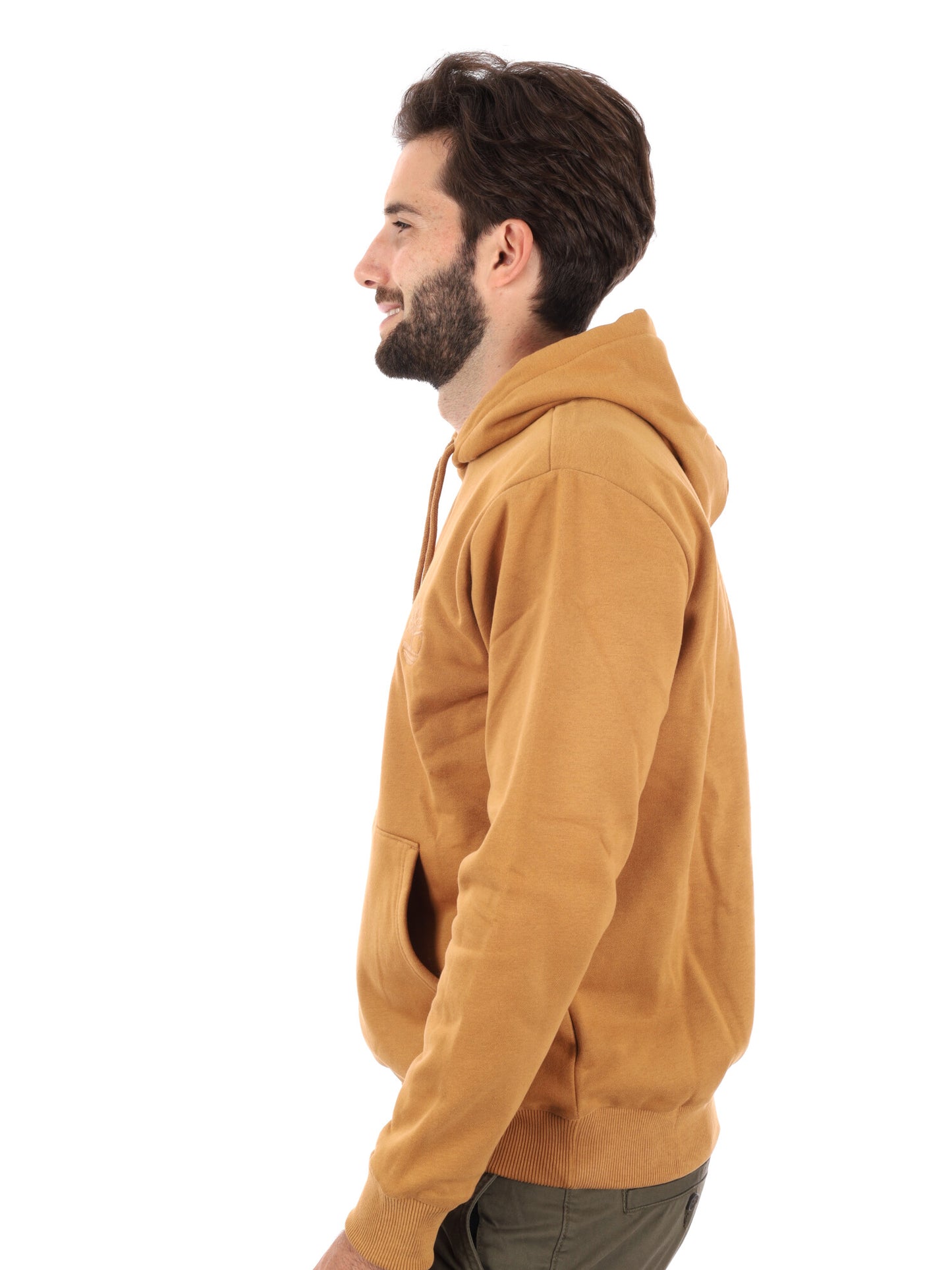 FELPA CON CAPPUCCIO HAMPTON TIMBERLAND DA UOMO OCRA