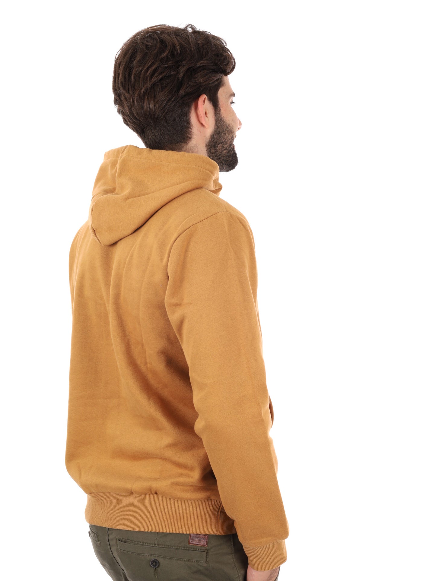 FELPA CON CAPPUCCIO HAMPTON TIMBERLAND DA UOMO OCRA
