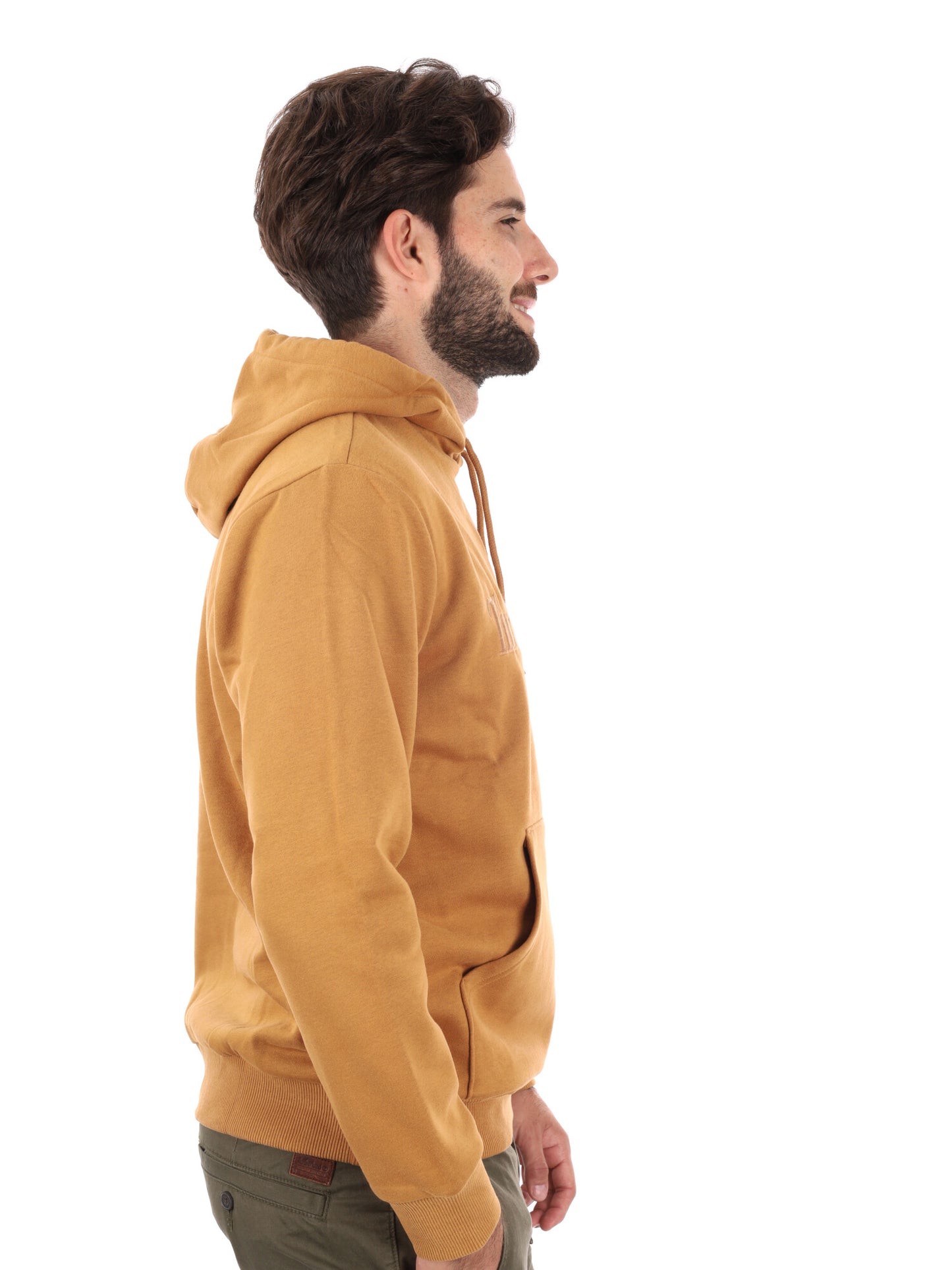 FELPA CON CAPPUCCIO HAMPTON TIMBERLAND DA UOMO OCRA