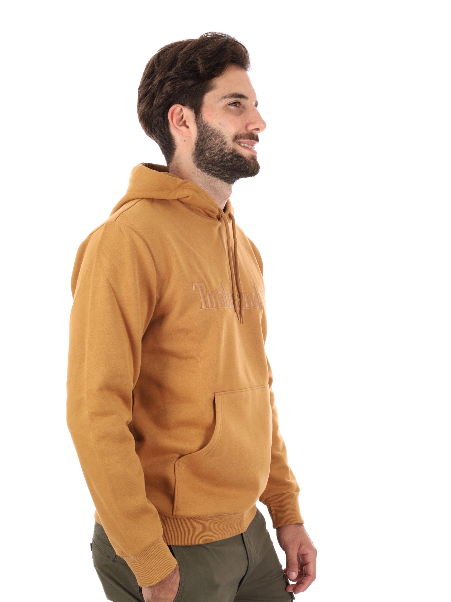 FELPA CON CAPPUCCIO HAMPTON TIMBERLAND DA UOMO OCRA