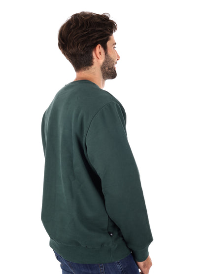 FELPA GIROCOLLO HAMPTON TIMBERLAND DA UOMO VERDE