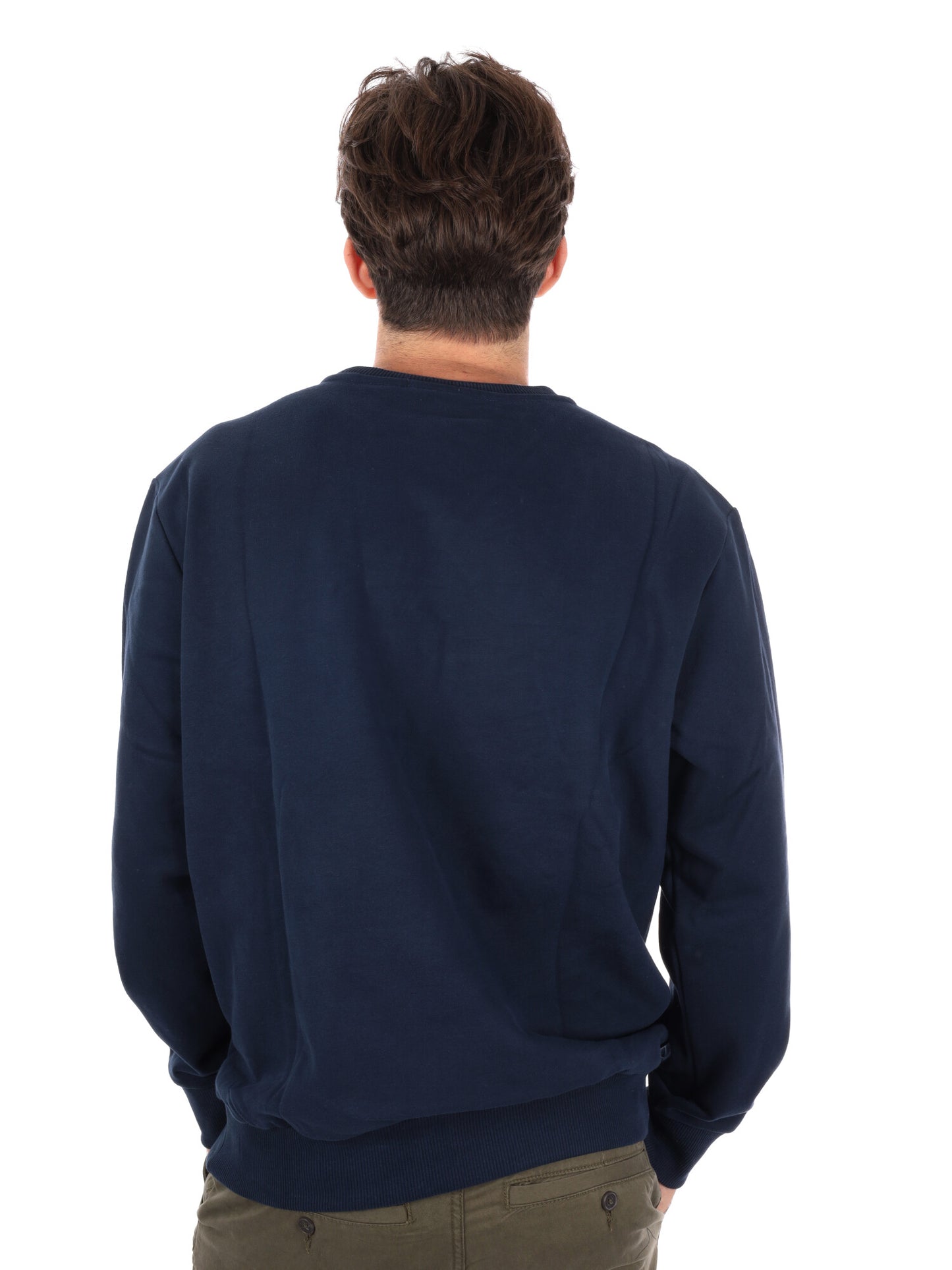 FELPA GIROCOLLO HAMPTON TIMBERLAND DA UOMO BLU