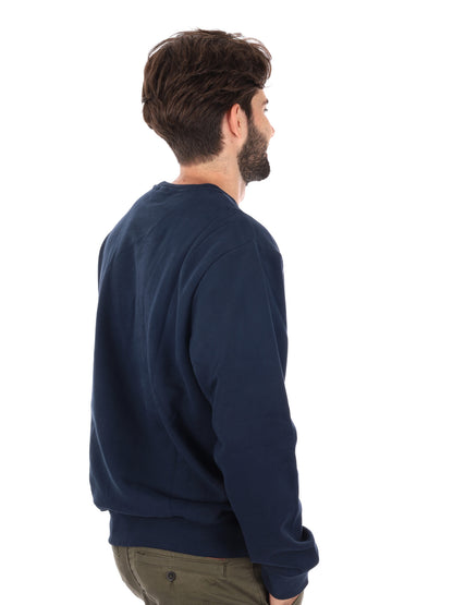 FELPA GIROCOLLO HAMPTON TIMBERLAND DA UOMO BLU