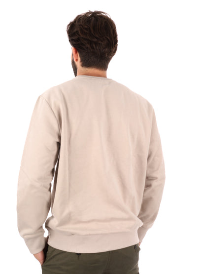 FELPA GIROCOLLO HAMPTON TIMBERLAND DA UOMO PANNA