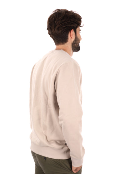 FELPA GIROCOLLO HAMPTON TIMBERLAND DA UOMO PANNA