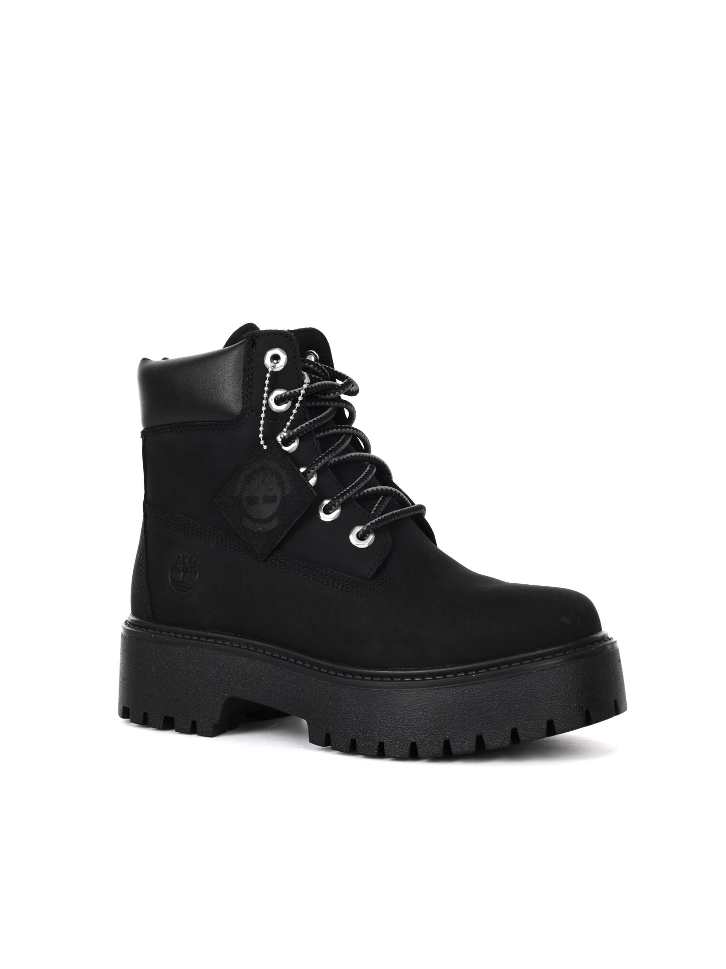 SCARPONCINO STONE STREET 6 CON PLATEAU TIMBERLAND DA DONNA NERO