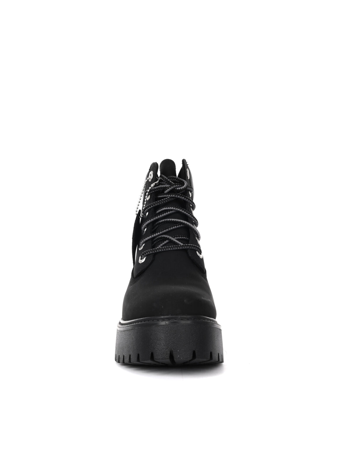 TIMBERLAND SCARPONCINO STONE STREET 6 CON PLATEAU DA DONNA NERO