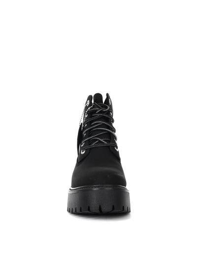 TIMBERLAND SCARPONCINO STONE STREET 6 CON PLATEAU DA DONNA NERO