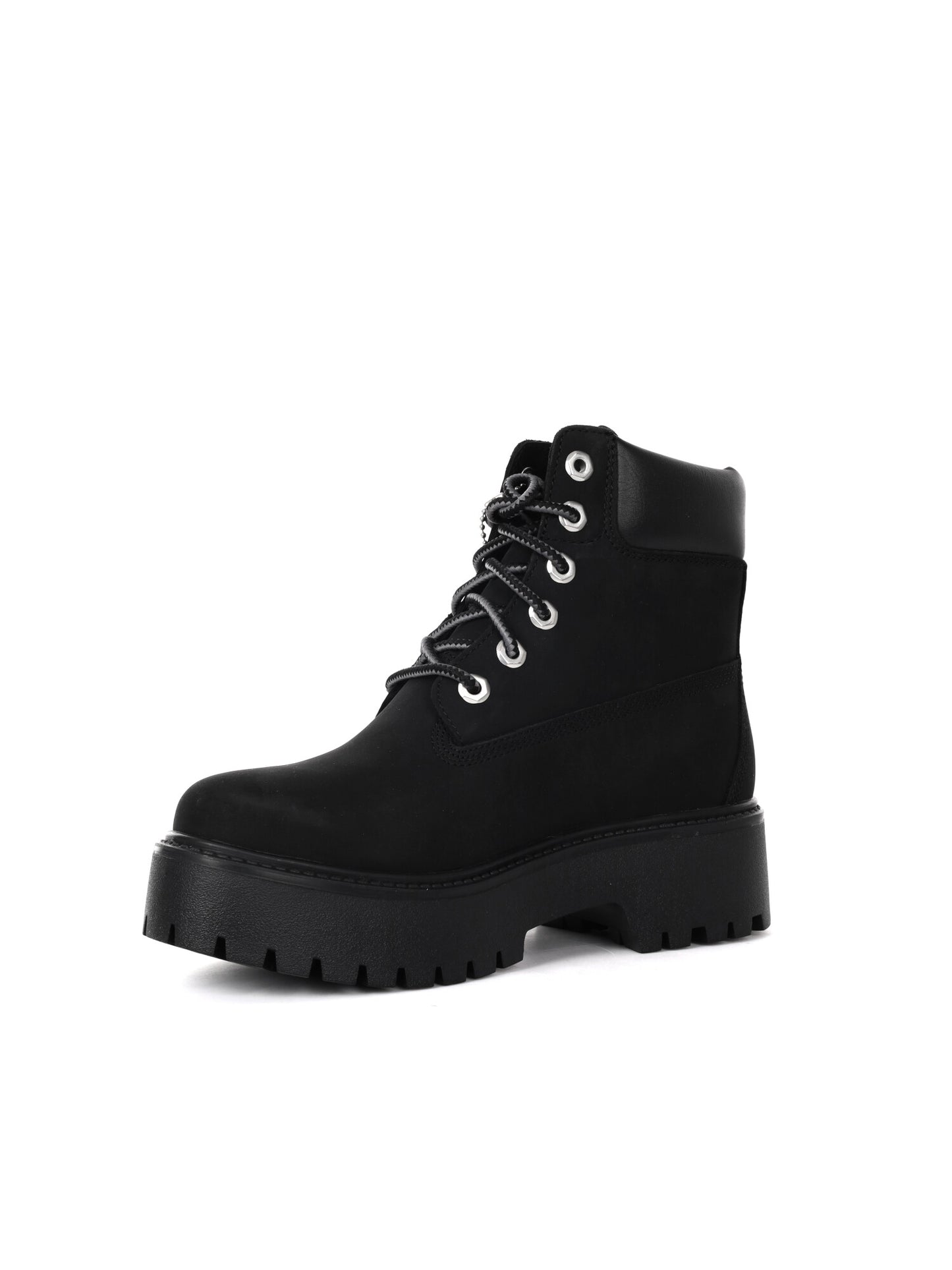 SCARPONCINO STONE STREET 6 CON PLATEAU TIMBERLAND DA DONNA NERO