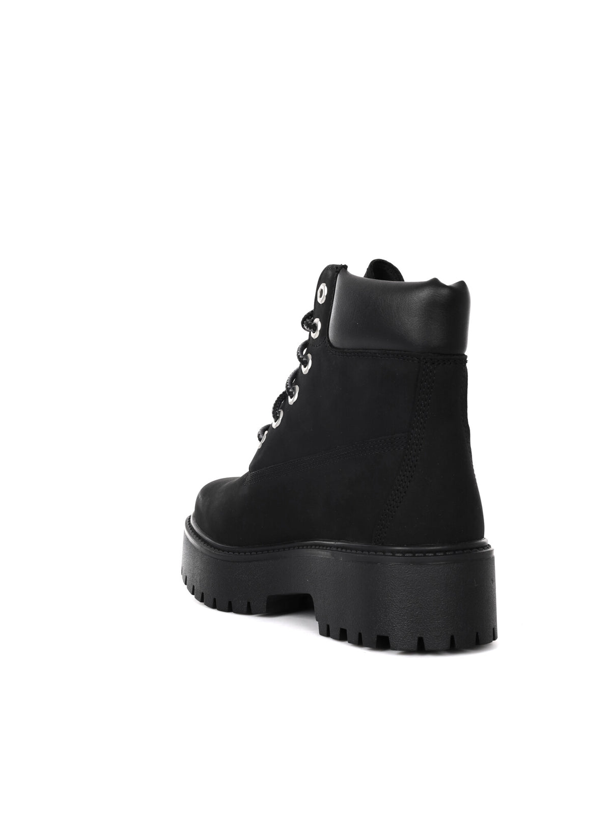 TIMBERLAND SCARPONCINO STONE STREET 6 CON PLATEAU DA DONNA NERO
