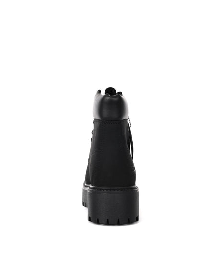 TIMBERLAND SCARPONCINO STONE STREET 6 CON PLATEAU DA DONNA NERO