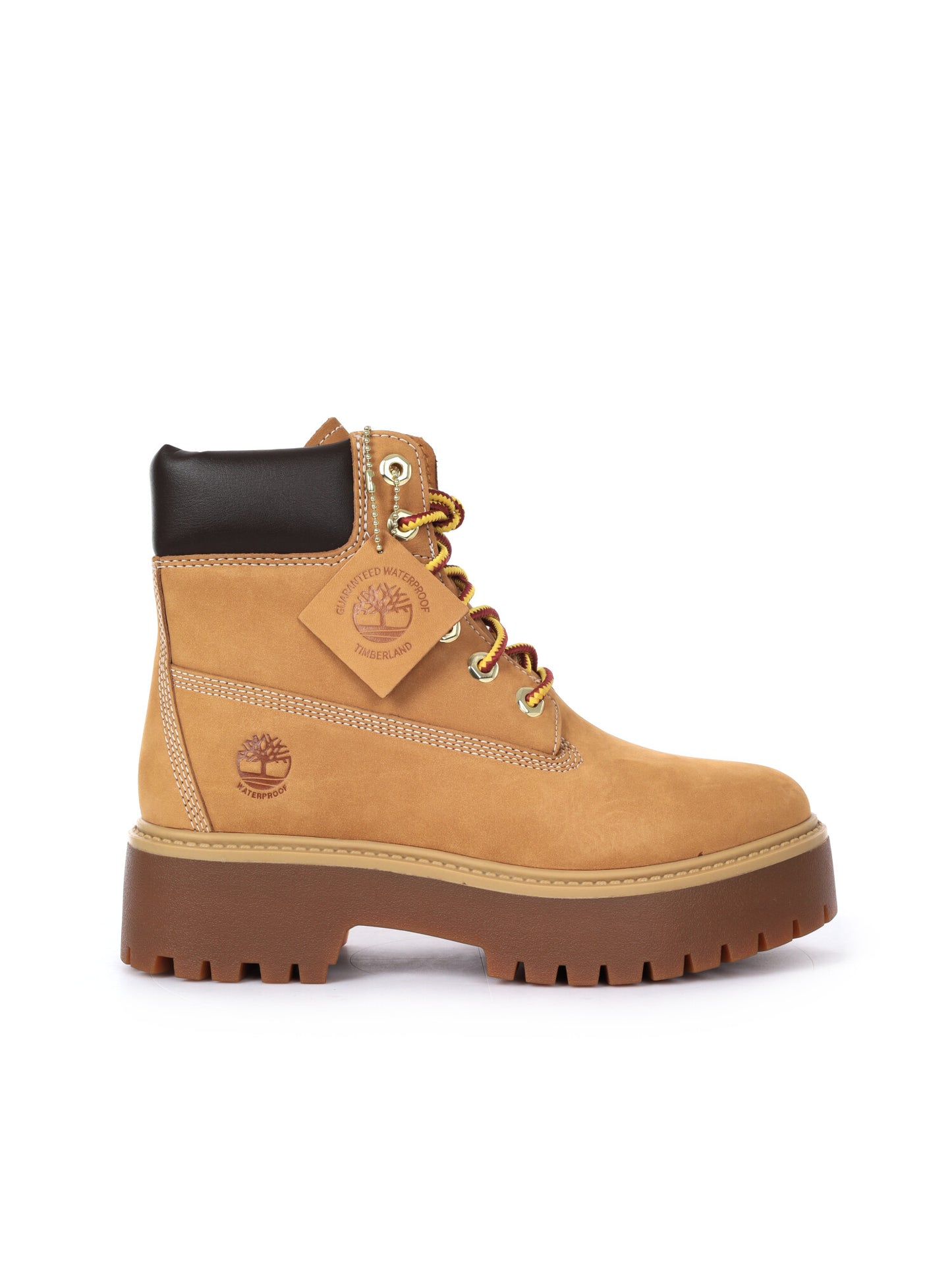 SCARPONCINO STONE STREET 6 CON PLATEAU TIMBERLAND DA DONNA OCRA