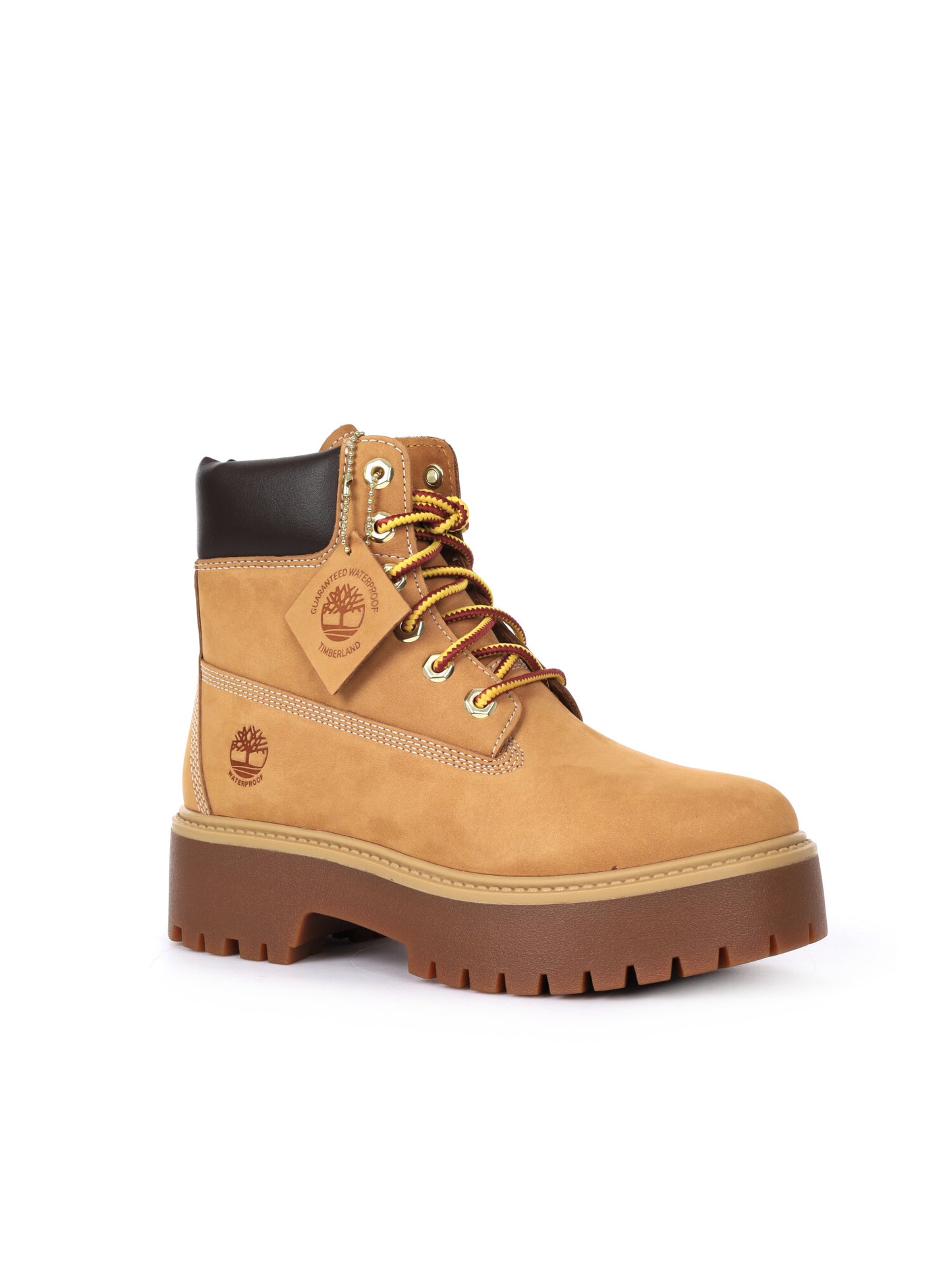 SCARPONCINO STONE STREET 6 CON PLATEAU TIMBERLAND DA DONNA OCRA