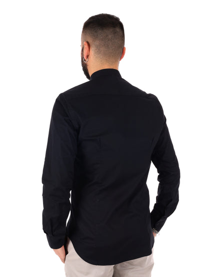 Camicia da uomo FB Tiffany Nero in cotone elegante