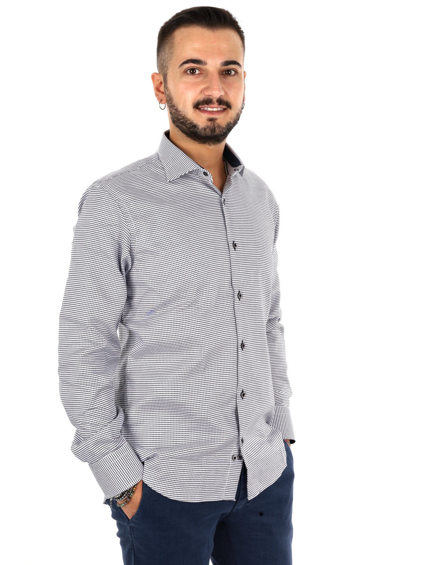 Fb Top 33, camicia da uomo multicolore