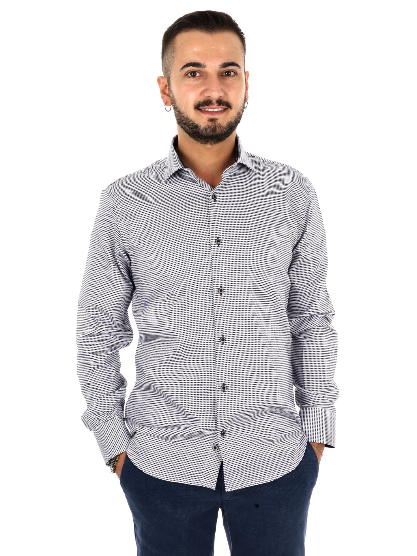 Fb Top 33, camicia da uomo multicolore