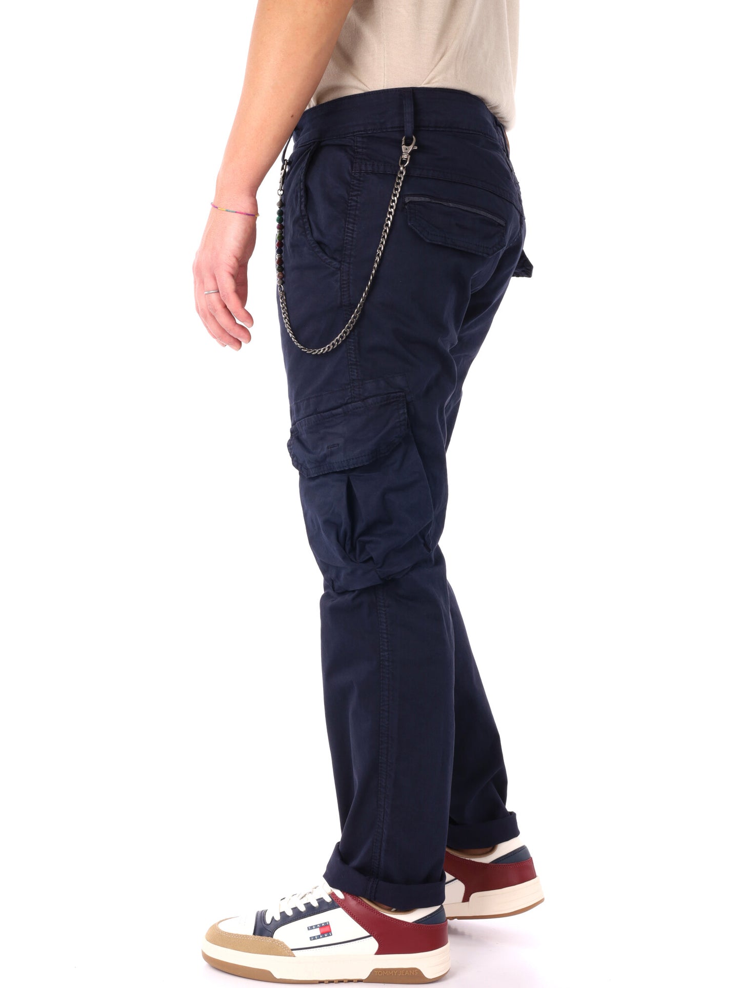 Pantalone cargo FB Tornado classico da uomo blu
