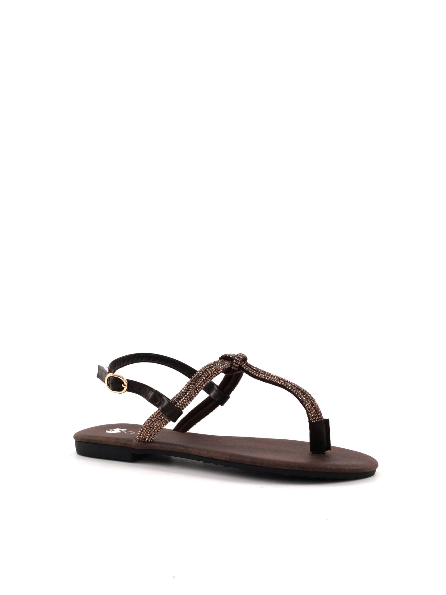 Sandali donna Clyo' in raffinato marrone