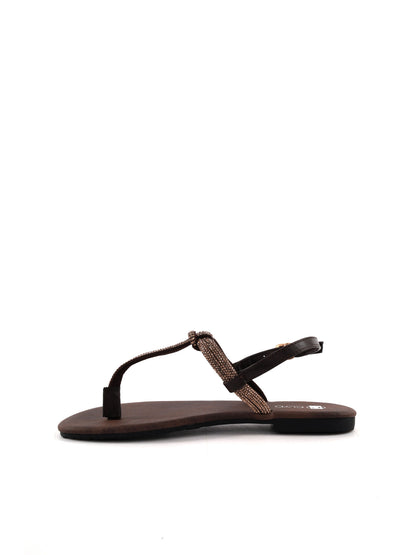 Sandali donna Clyo' in raffinato marrone