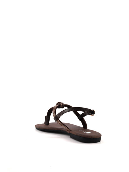Sandali donna Clyo' in raffinato marrone