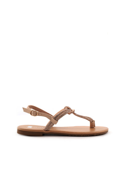 Sandali donna Clyo' beige eleganti e versatili