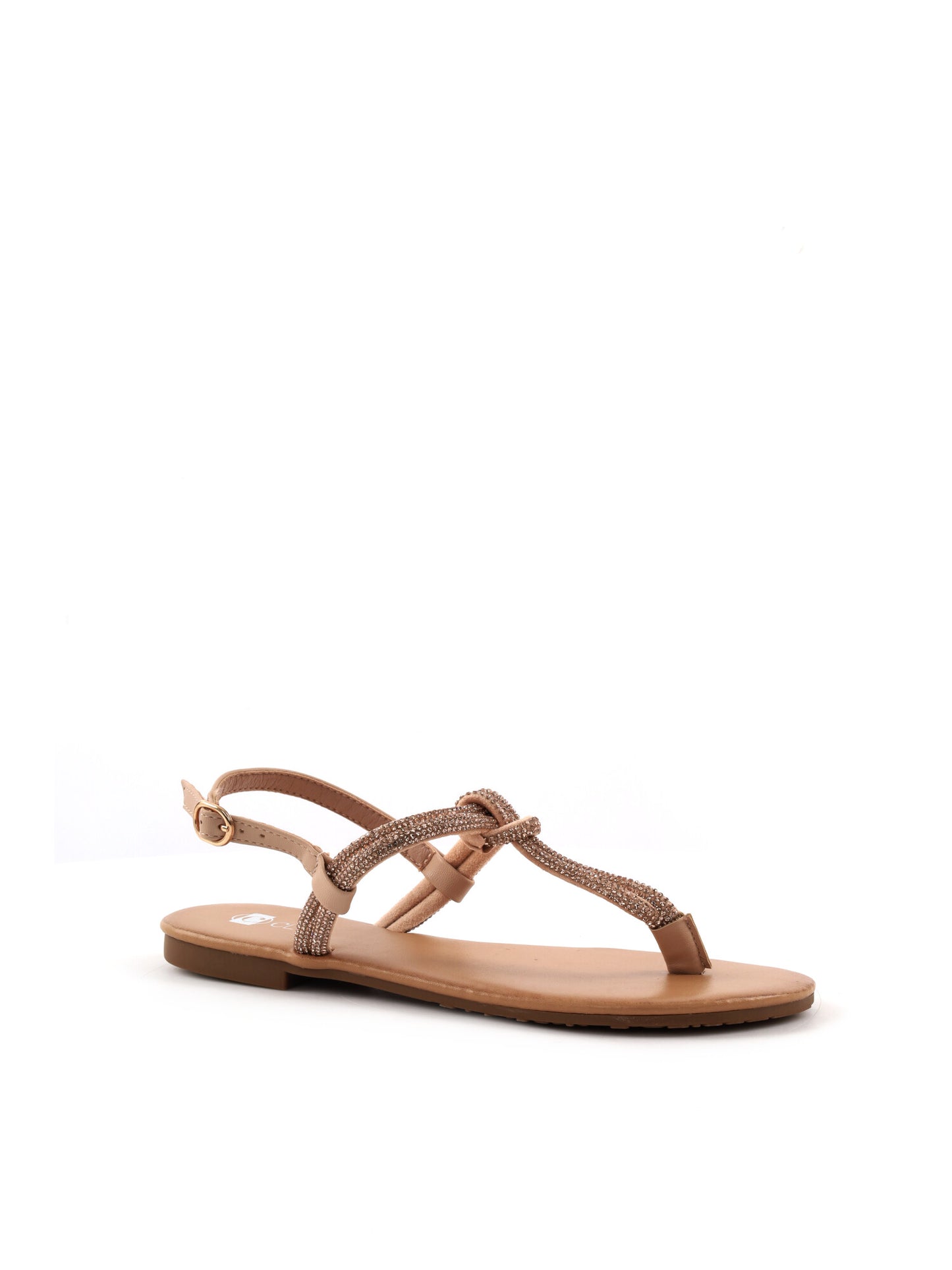 Sandali donna Clyo' beige eleganti e versatili
