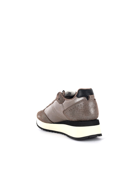 SNEAKERS TRAVIS PUNK SUOLA ALTA COLMAR DA DONNA TAUPE
