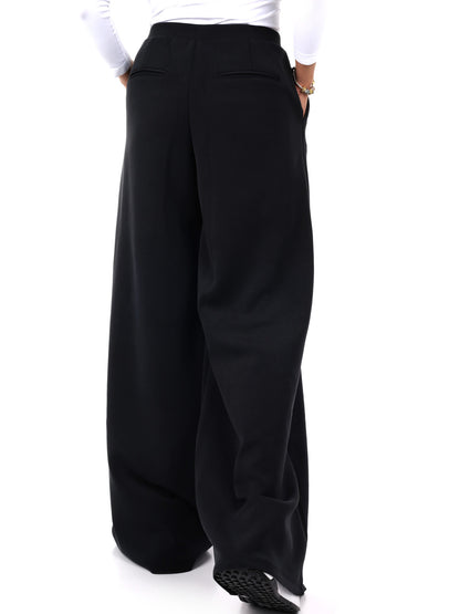 PANTALONE OLYMPE WIDE LEG GUESS DA DONNA NERO