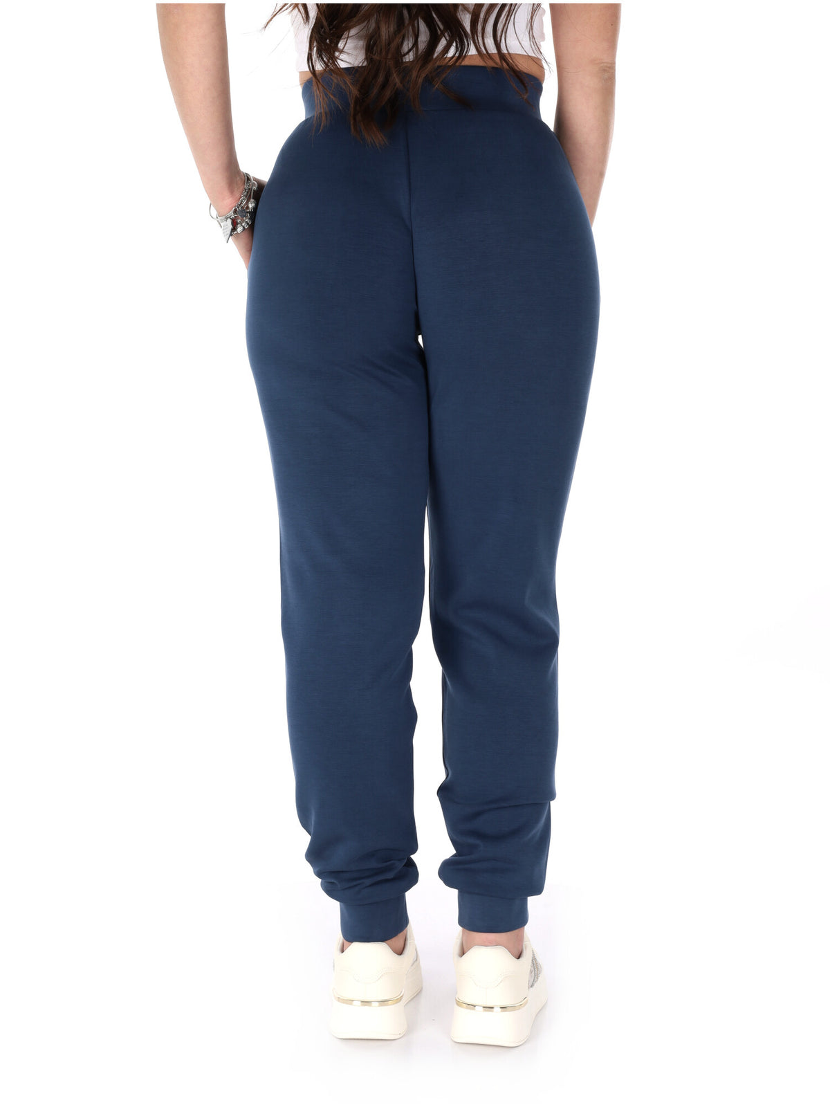 Guess olympe pant pantalone da donna blu