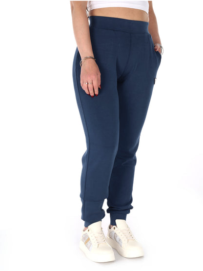 Guess Olympe pant, pantaloni jogger donna blu per attività sportive