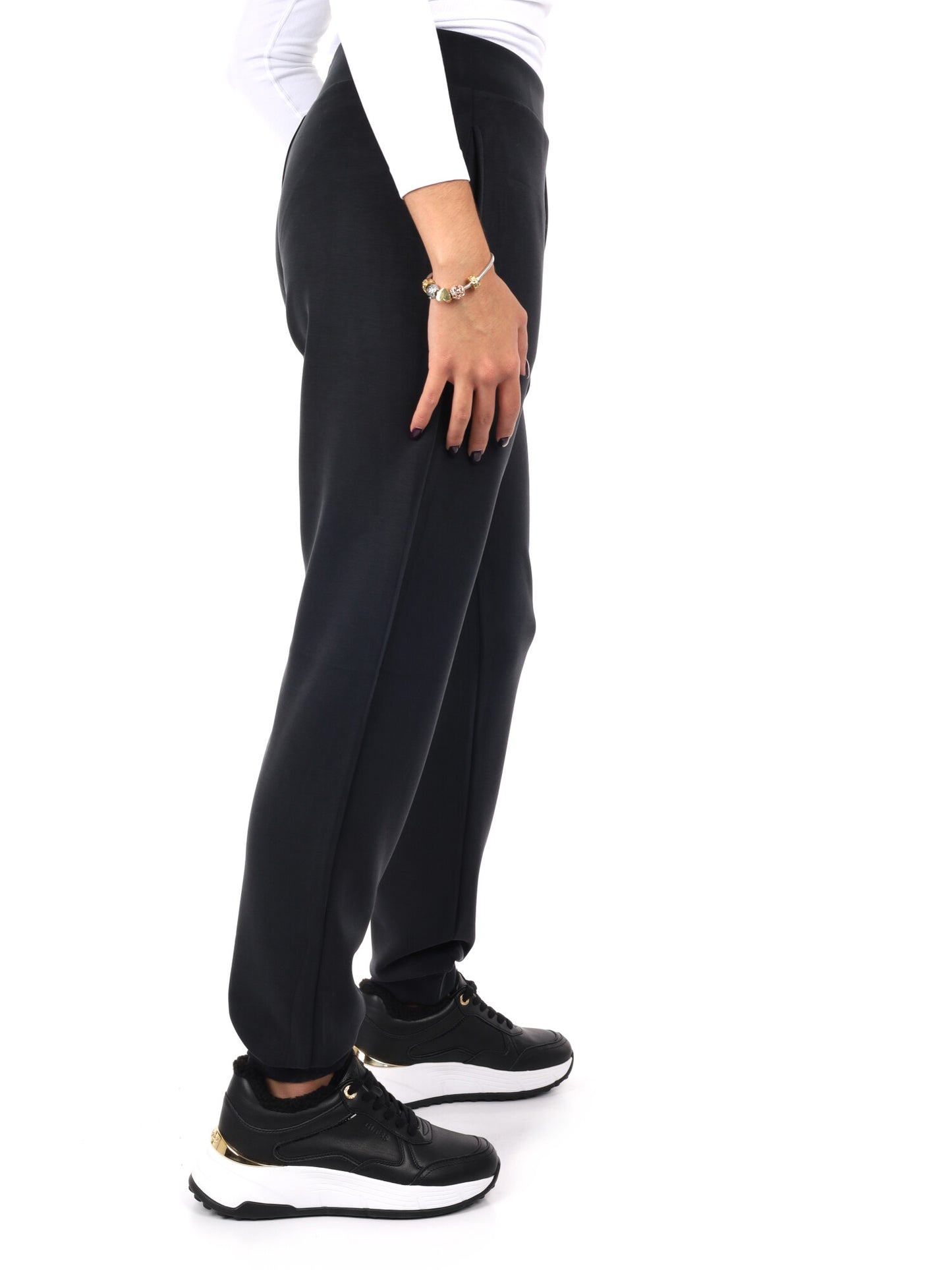 PANTALONE OLYMPE JOGGER GUESS DA DONNA NERO