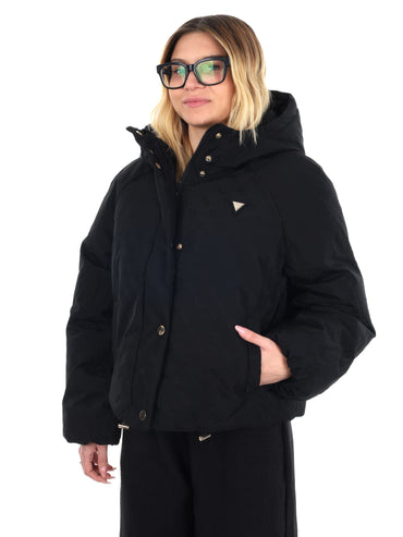 IUBBOTTO IMBOTTITO MONOGRAM GUESS DA DONNA NERO