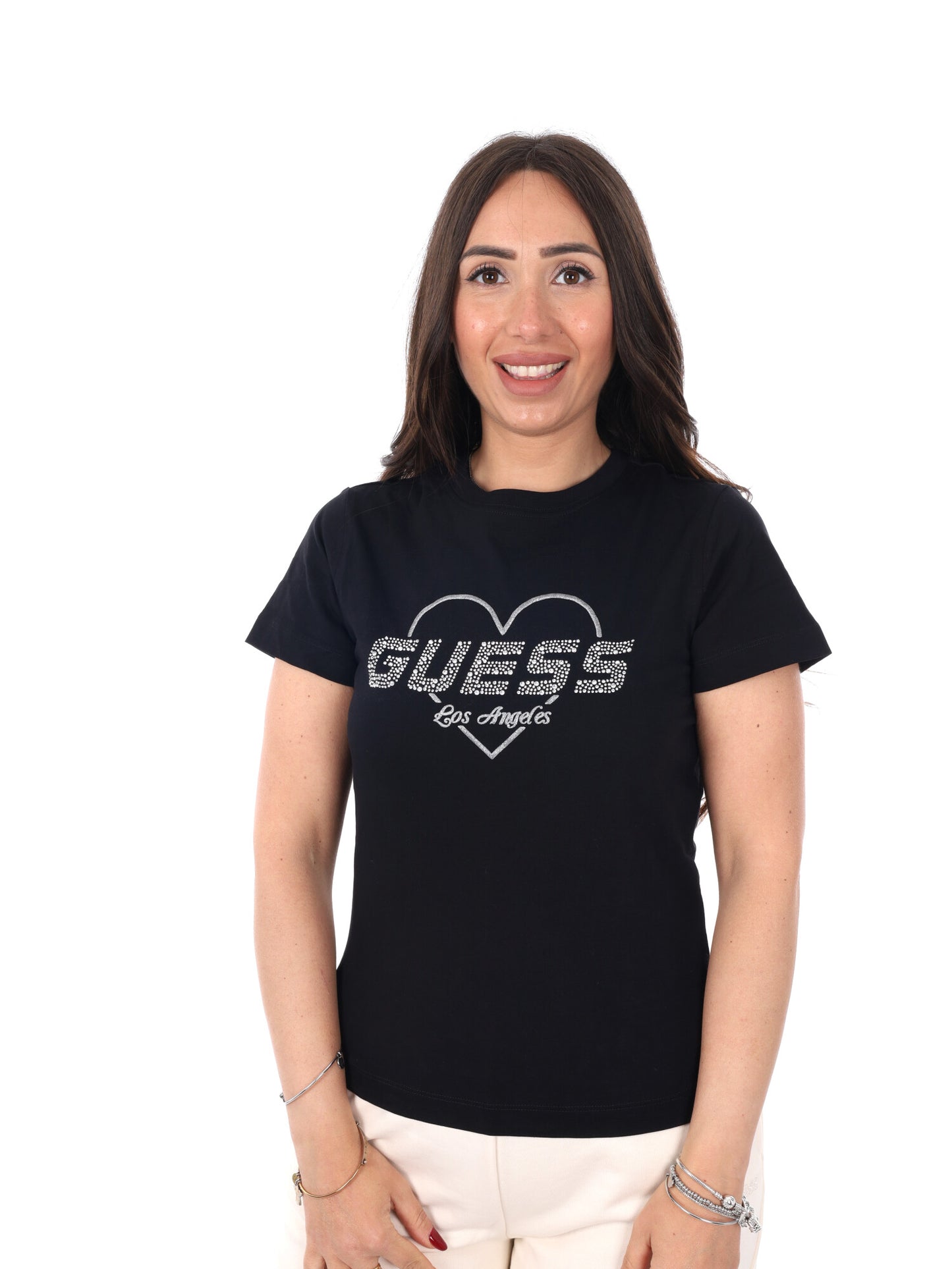 Guess Narcisio t-shirt nera da donna